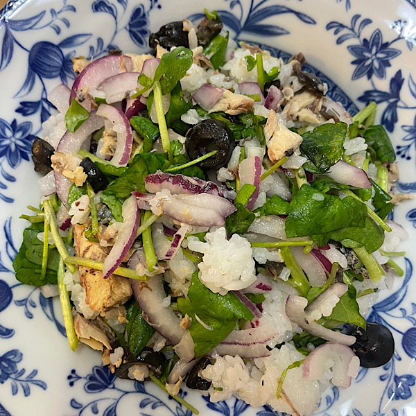 Saba Watercress Sushi