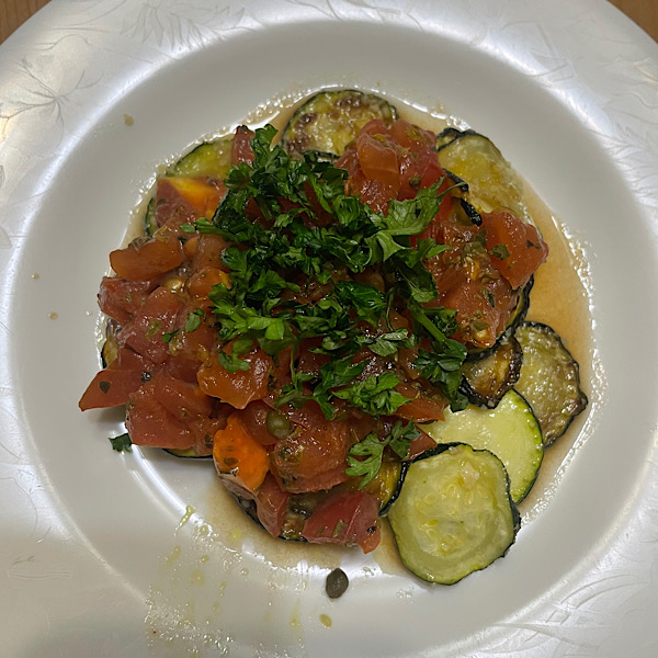 Zucchini with Anchovy