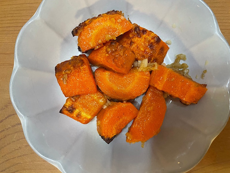 Garlic Parmesan Carrots