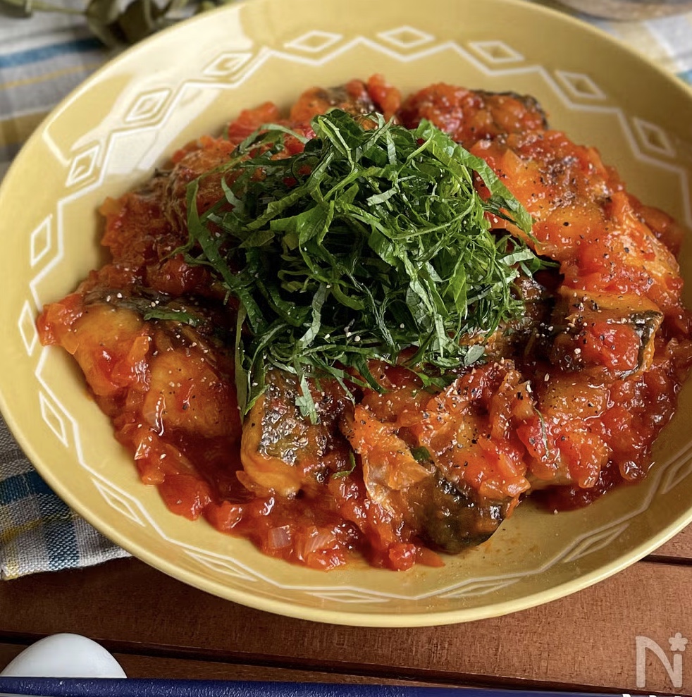 Mackerel with Tomato&nbsp;Ponzu
