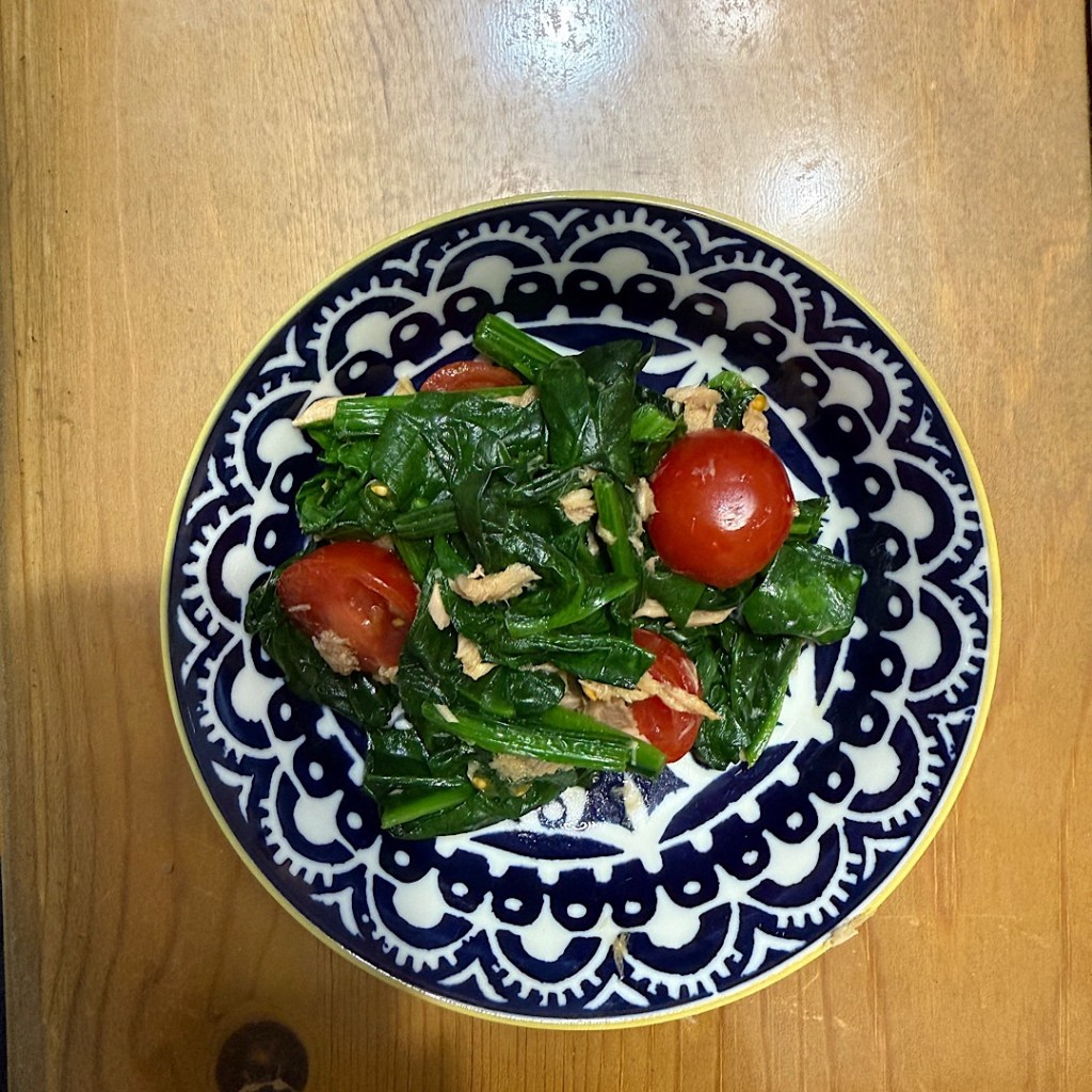 Tuna with Spinach &&nbsp;Tomatoes