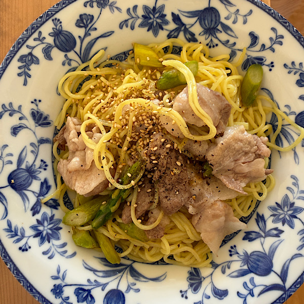 Pork & Asparagus&nbsp;Yakisoba